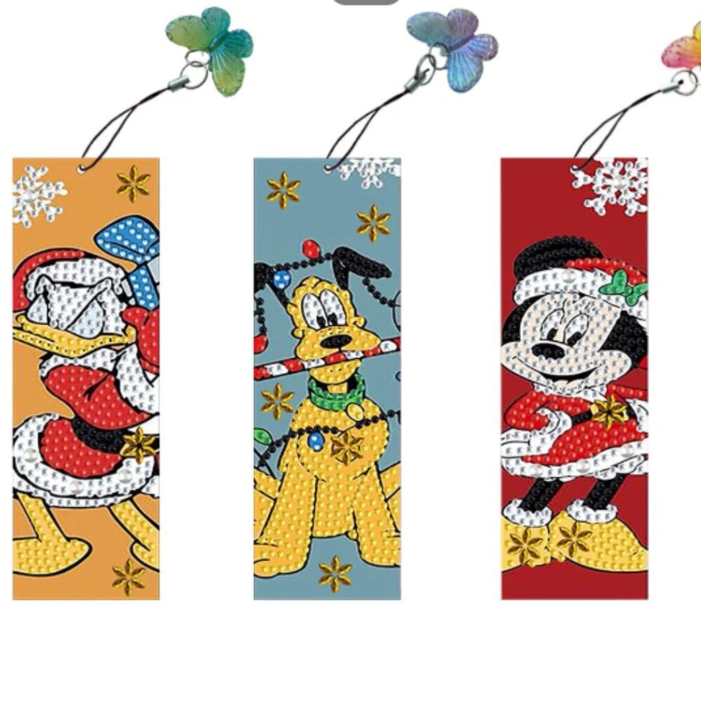 Set of 3 handmade Disney Children’s Bookmarks